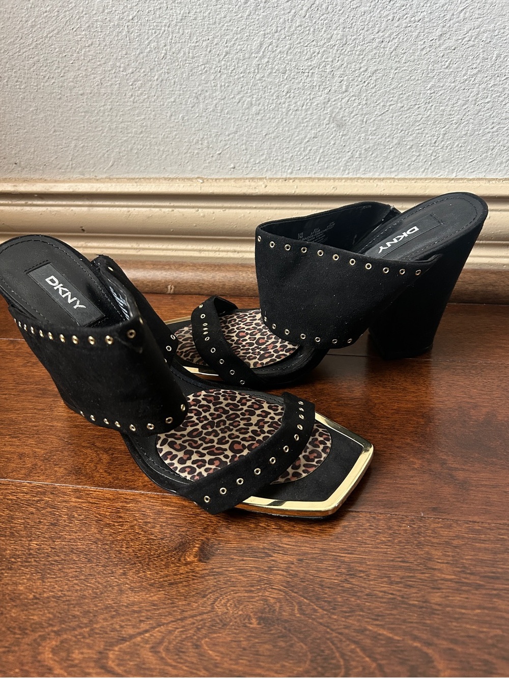 Black DKNY heels